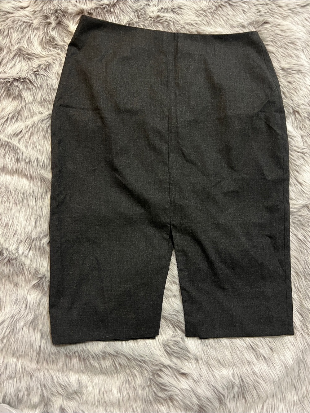 Banana Republic Dark Gray Petite Pencil Skirt